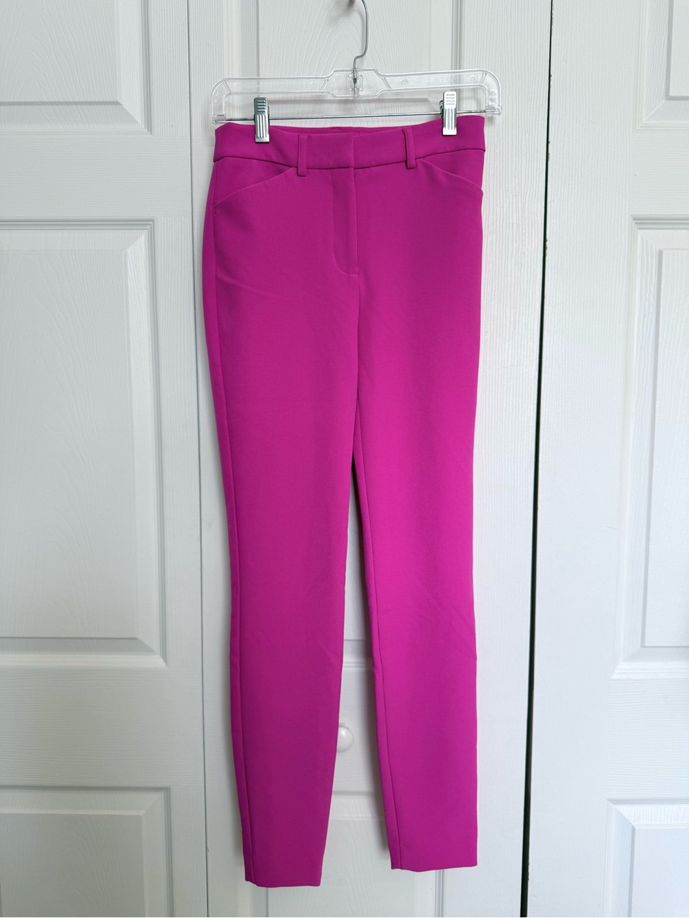 Express Women's Bright Fuchsia Skinny Ponte Pants